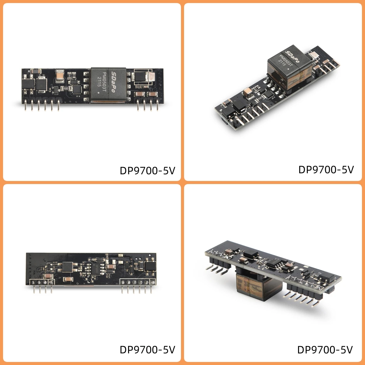 SDAPO DP9700 IEEE802.3af Standard 13W Isolated Type PoE Board 5V 12V 24V PoE PD Module