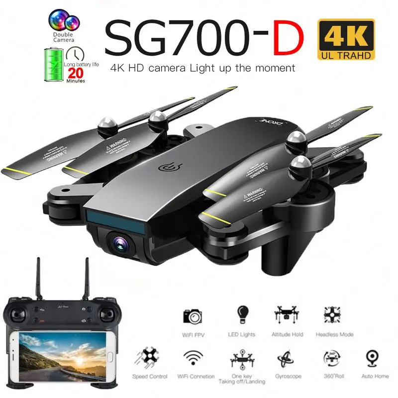 SG700D Camera Drone - Professional Quadcopter with 4K UHD