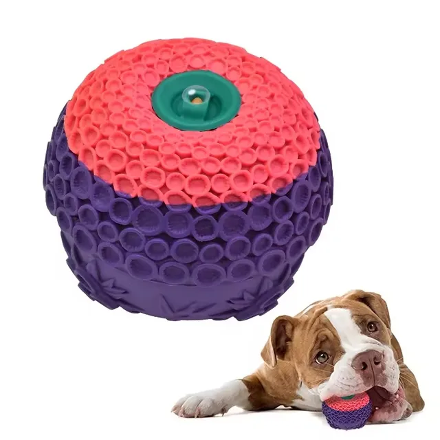 Uniperor Pet Toys Wholesale Summer Cool Natural Rubber Ball Bite-resistant Pet Dogshop Toy Petopia Dog Chew Toys
