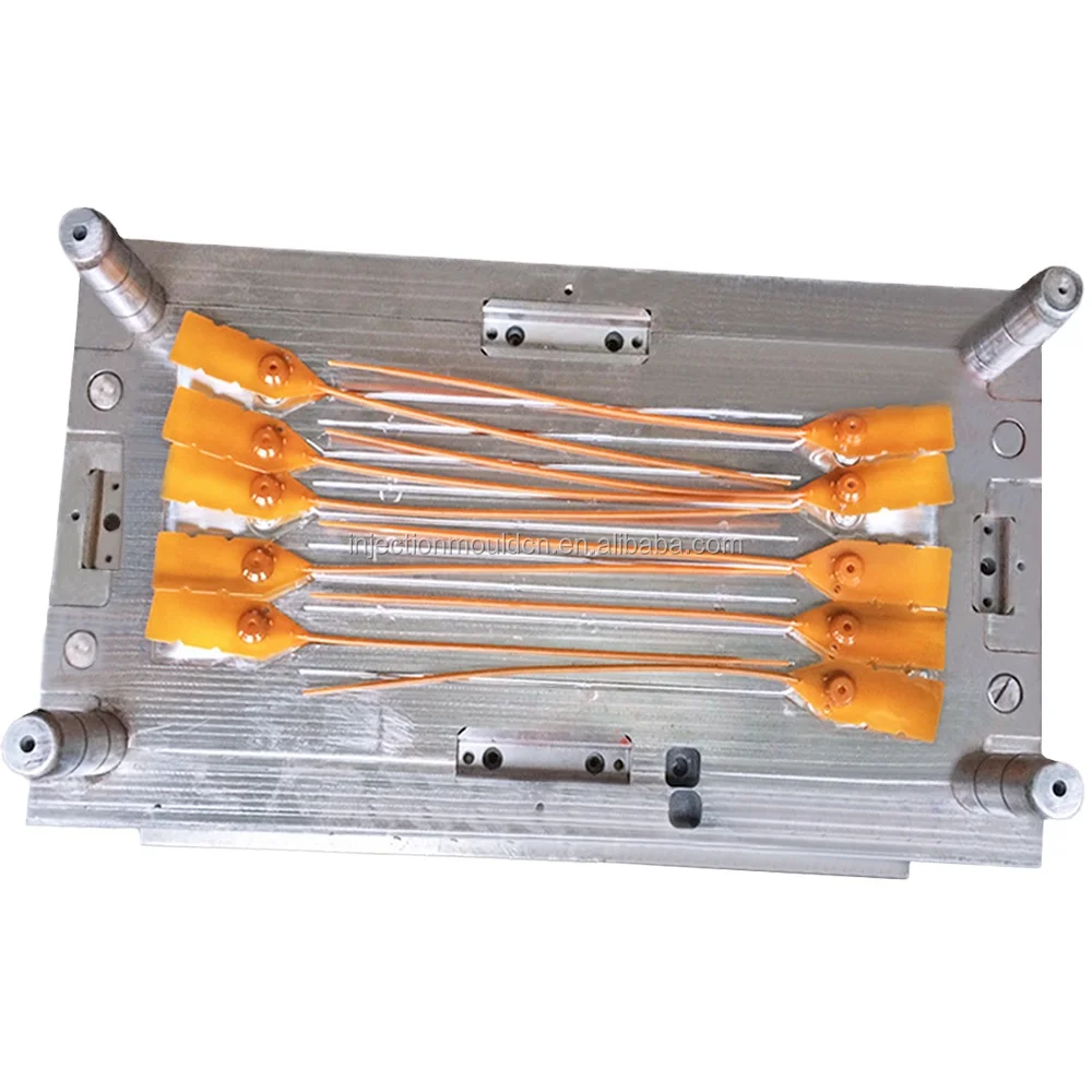 Plastic Injection Security Seal Mould 10 Cavity Seal Tag Mould