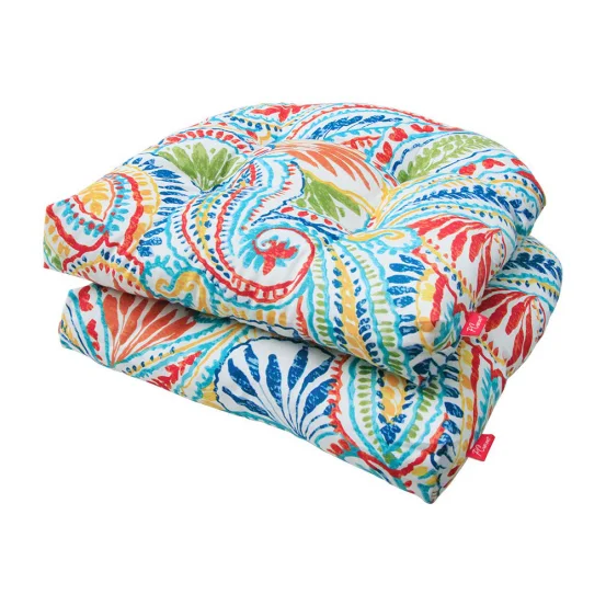 Pcinfuns Outdoor/Indoor All Weather Wicker Seat Cushions,19 x 19 inche