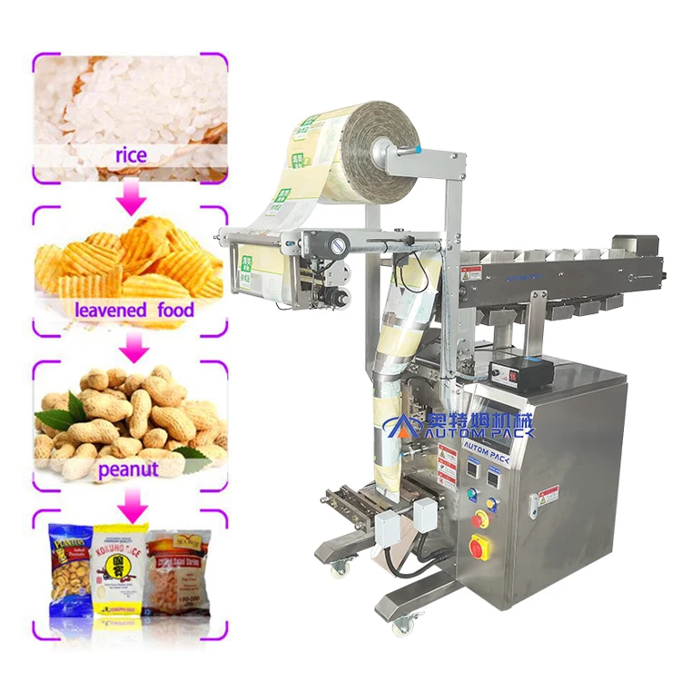 Automatic Vertical Form Fill And Seal Weighing Taffy Sunflower Seeds ...