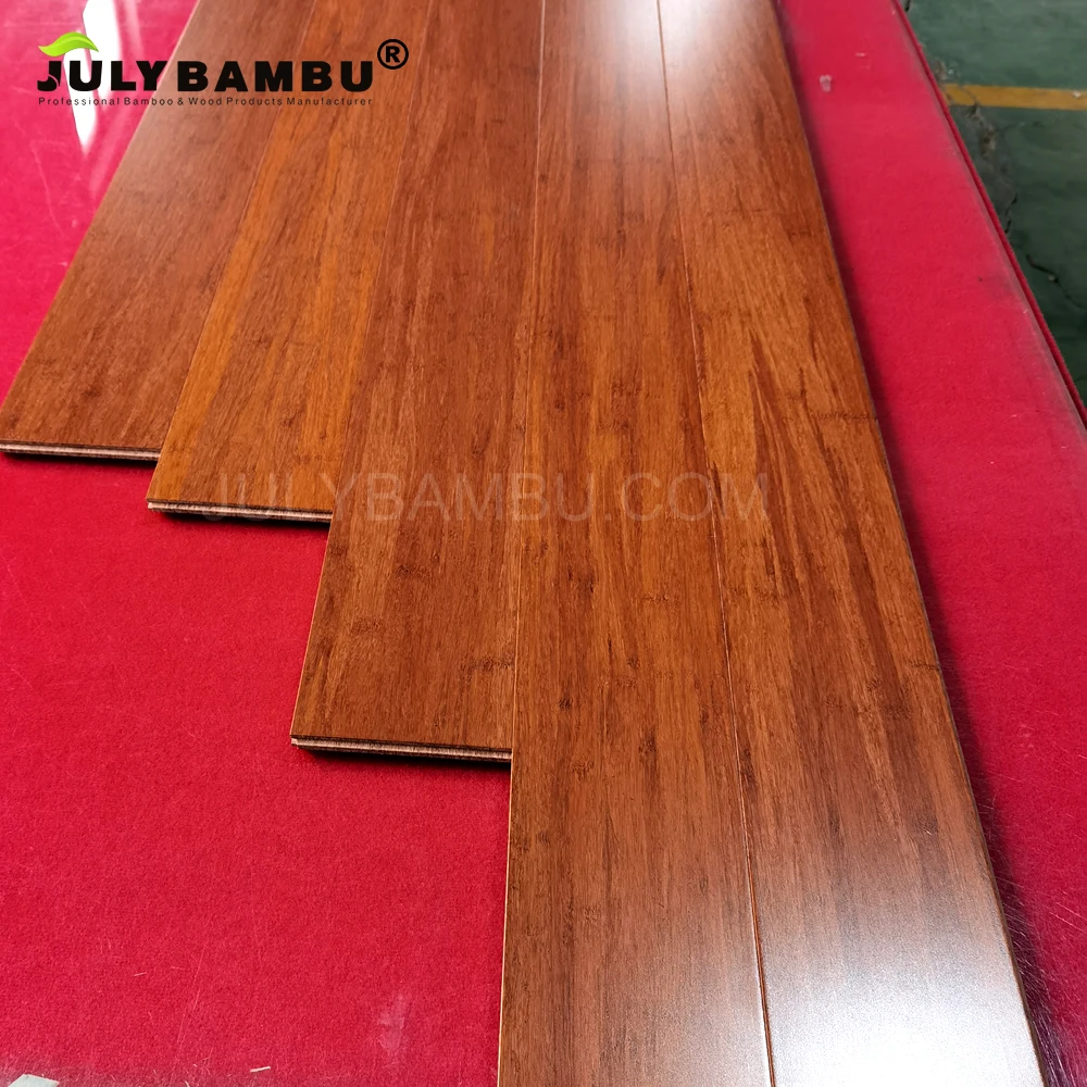 High Density and Durable Solid Uniclic Bamboo Floor Manufacturers Carbonized Bamboo Wood Flooring Parquet Solid Bamboo Flooring