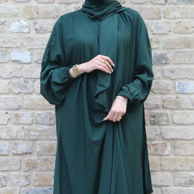 Women Muslim Dress Jilbab Chador Traditional Muslim Clothing OEM Custom Abaya Dubai