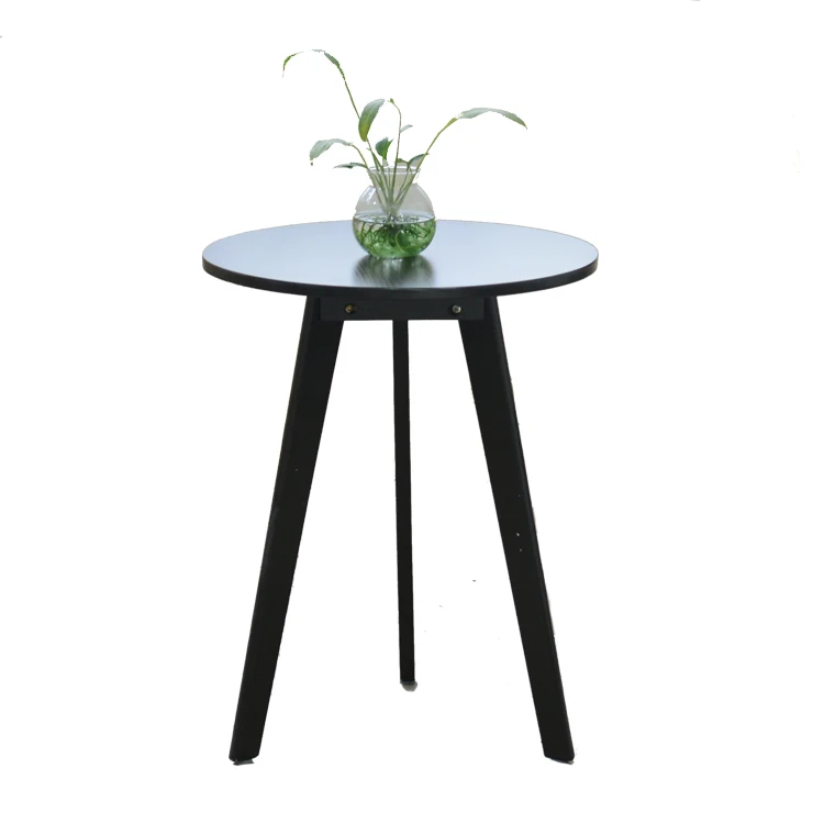 Cheap  Wood Round Nordic Coffee Table Round Modern Nested Coffee Table Modern Style Minimalist Modern Designer Leaf Tea Table