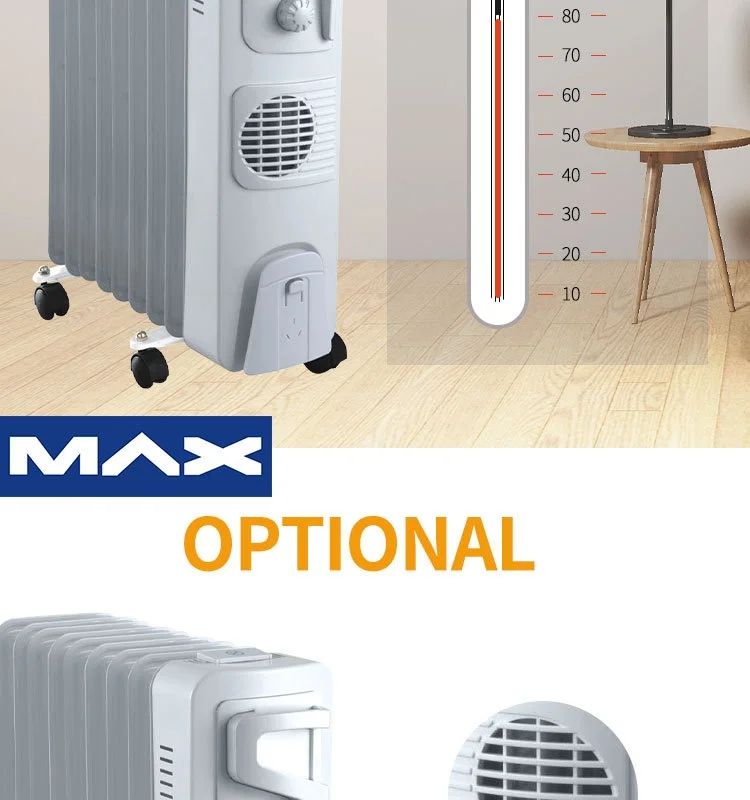 Oil-filled Radiator, 2500W, 3-speed - detail 16