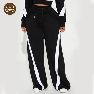 Boxin Custom High Quality Womens Super Soft Grey Mixed Custom logo Cotton Women Sports Pants Gym Sweatpants