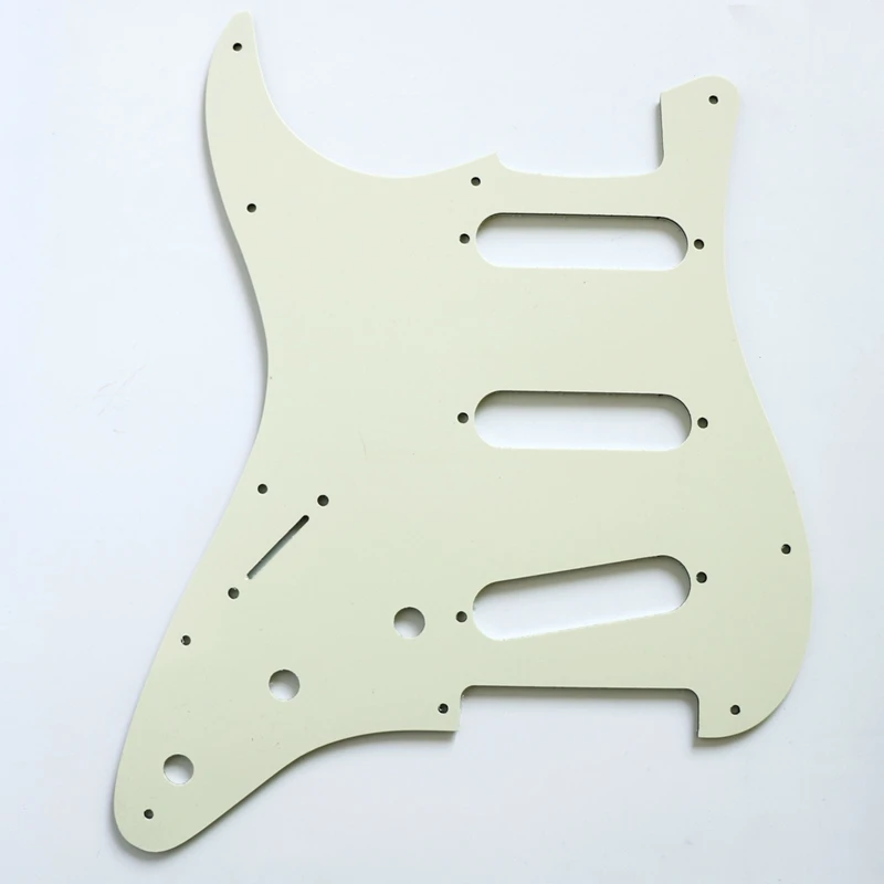 62 Template Custom Thicker Middle Layer Mint Green Strat Guitar