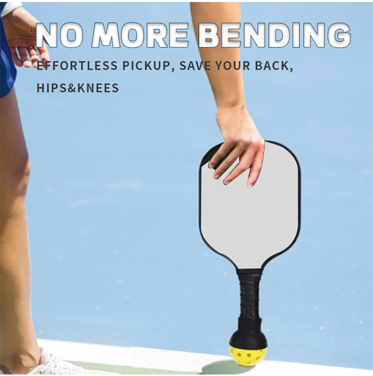 Melors Newly Upgraded Pickleball Ball Retriever Picker Upper Pickleball
