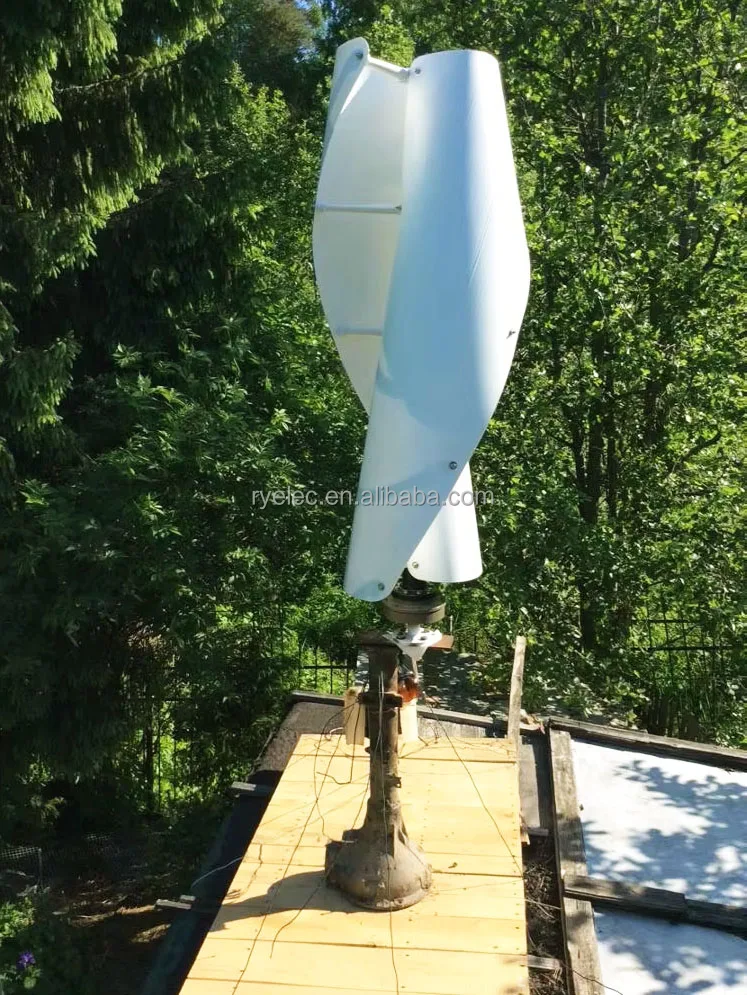 RY Small Wind Turbine Power Generation Free Energy Vertical Axis Windmill Mills 2kw 5kw 10kw 12v 24v Residential Wind Generators
