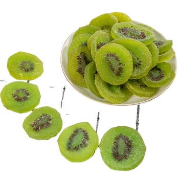 High Quality Chinese Factory-Priced Dried Kiwi Slices Healthy Snacks with Syrup Preservation Powder Bulk Pattern-Dried Fruit