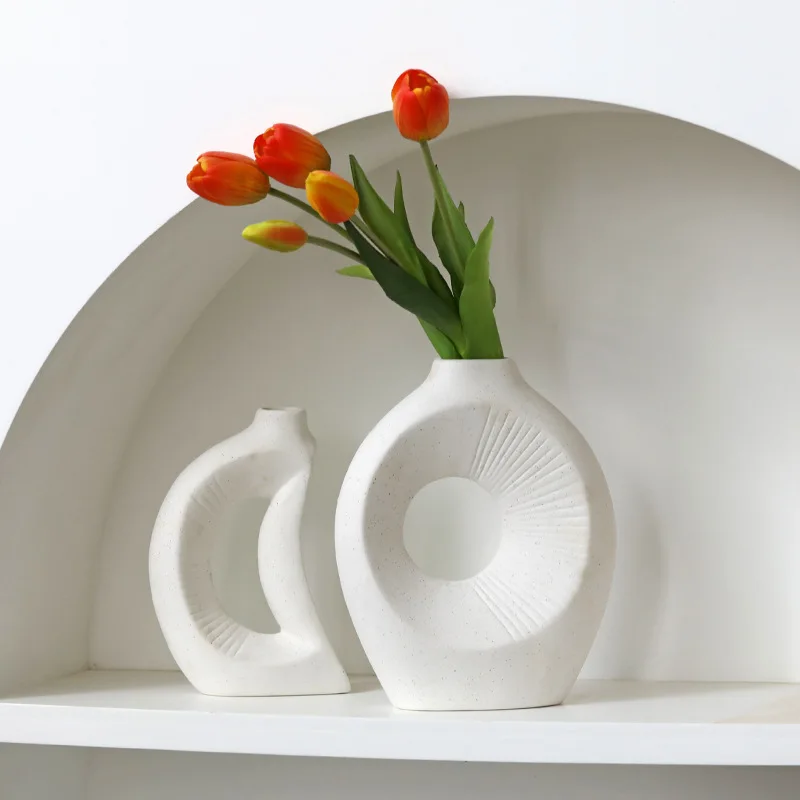 Boho Home Decor Artwork Customizable Luxury New Arrivals Decoration Various Sizes Ceramic Vase for Home Decor