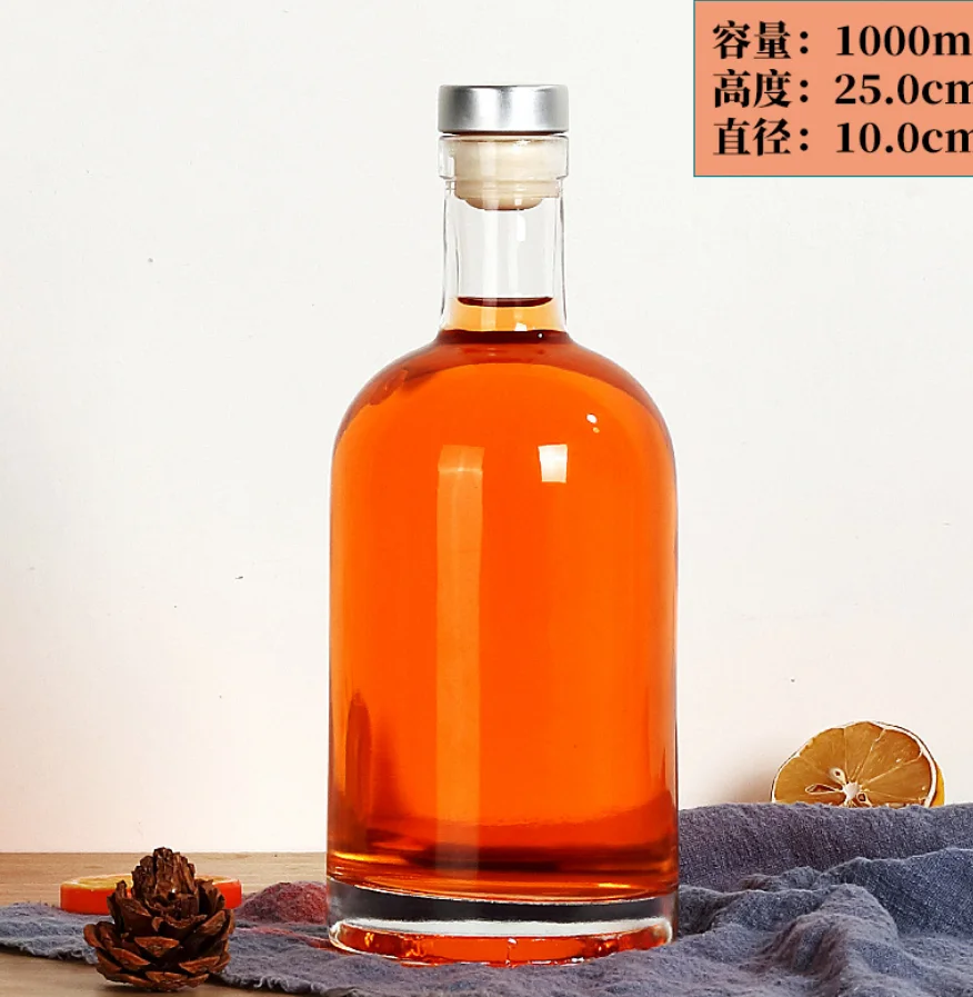 Tall Neck Luxury Whiskey Vodka 100ml 375 Ml 500ml 750ml Spirits Liquor ...