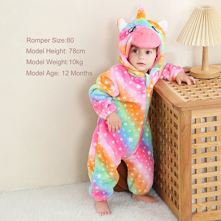 Michley 2023 New Design Wholesale Dragon Cartoon Baby Rompers Animal
