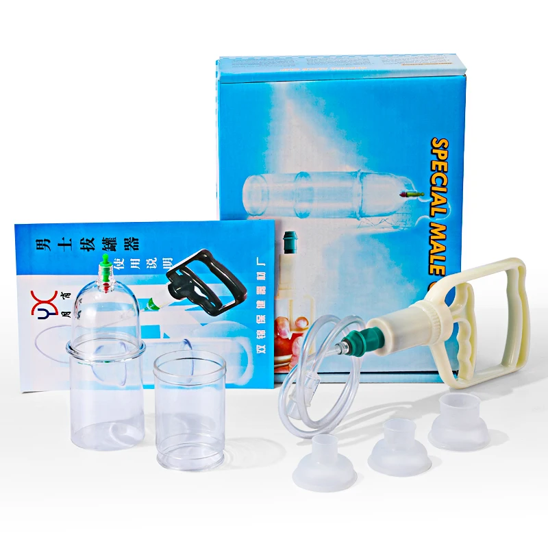 Vakuum-Penispumpe fr Mnner, Grerer Becher, Wachstum, Gesundheit,  Vergrerung + 3 Manschetten, Schrpfen, Hijama-Schrpfen, Nassschrpfen