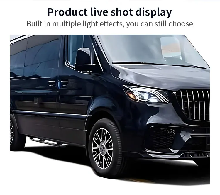 The New Listing Auto Parts and Accessories Quality Side Pedal Waterproof Electric Side Steps for Mercedes Benz Sprinter details