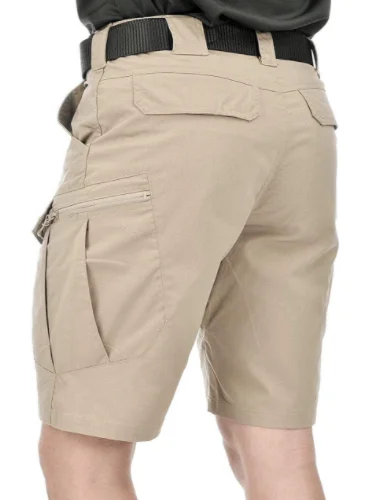 Wholesale Summer Outdoor Tactical Shorts Solid Color Training Quarter Pants Men's Cargo Shorts146_voghion.com
