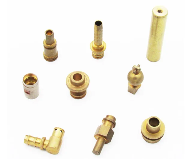 Customized CNC Turning of Metal Parts Lathe Machining of Stainless Steel Threaded Pipes Threaded Brass Pipes