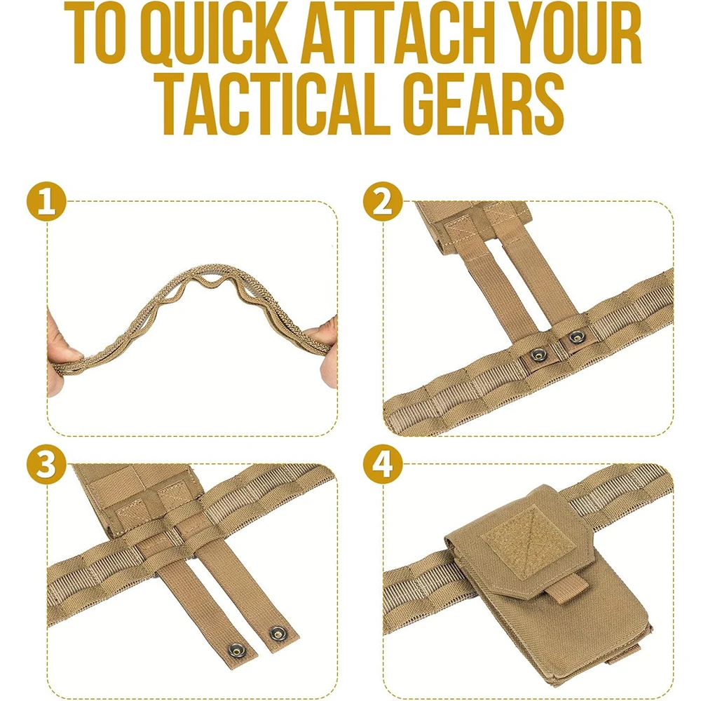 Adjustable Training Quick Release Belts with Inner Belt and Anti-Slip Pad Heavy Duty Sports Tactical Belt