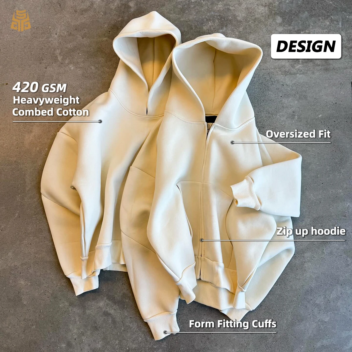 product mens hoodies  sweatshirts heavyweight blank oversized boxy fit 400gsm cotton hoodie high quality custom hoodie for men-2