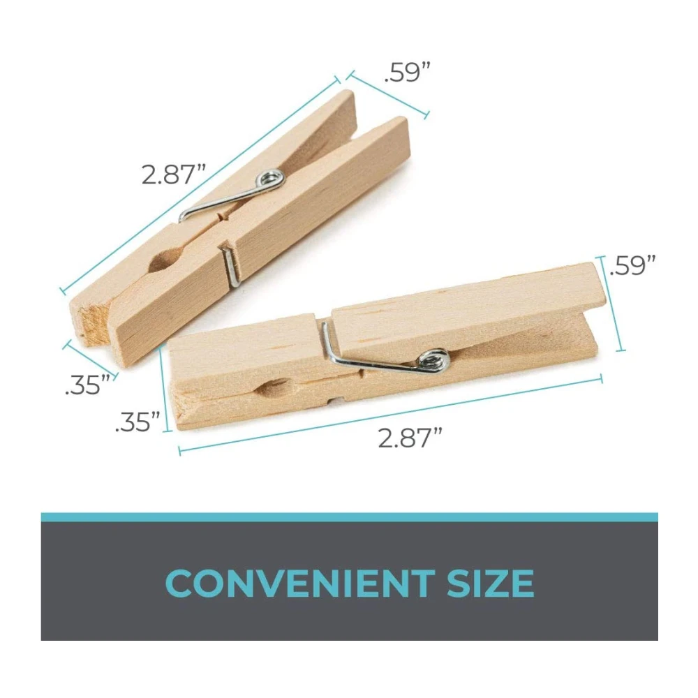 用于悬挂衣服的重型户外衣夹木夹大型闭合别针服装钉