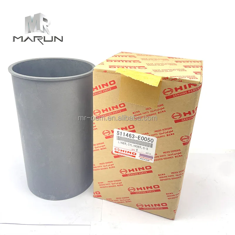 Original S11463-E0050 Cylinder Liner J08E J05E for Excavators Parts Construction Machinery
