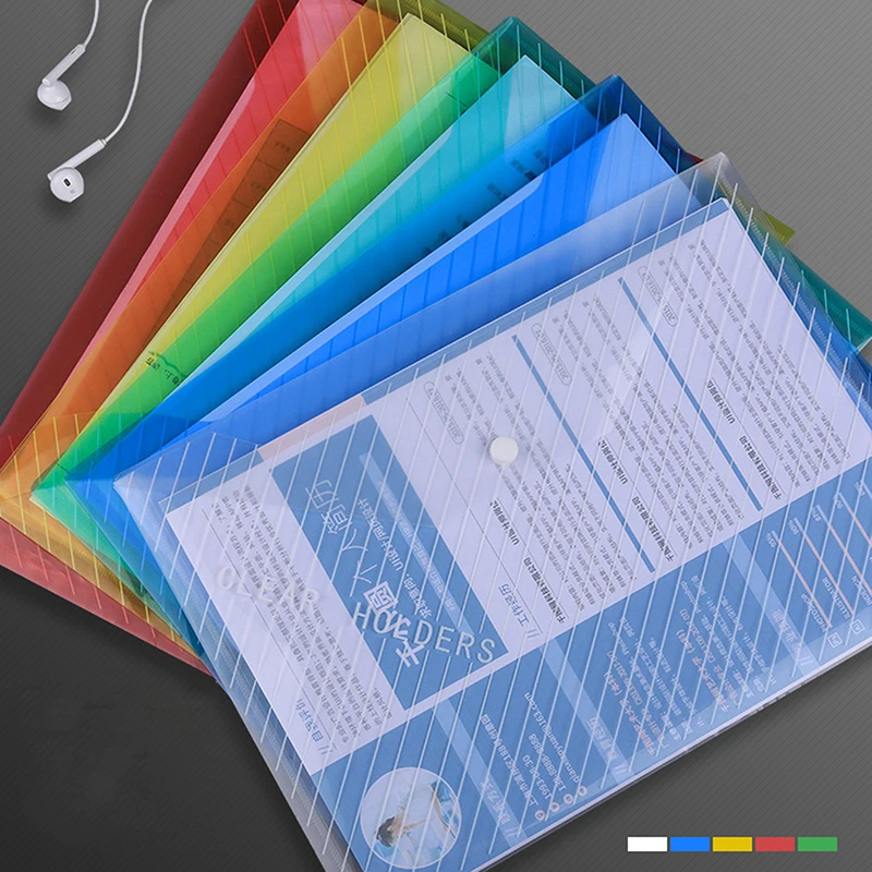 Plastic Mesh File Folder Custom Document Pvc Document Bags With Zipper for Documents and Receipt