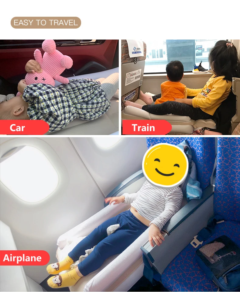 Sunnuo Kids Inflatable Airplane Baby Travel Bed For Kids Toddler Buy