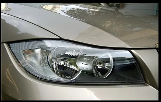 product yea auto car headlight cover lens glass pc lampshade lamp low version for bmw 3 series e90 headlamp shade lens cover 2005 2012-34