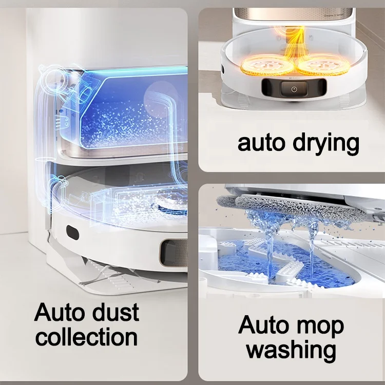Dreame S20 Pro Automatic Electric Sweeping Robot Wet and Dry Mop Smart Vacuum Cleaner Aspirapolvere Aspirateur Staubsauger Robot