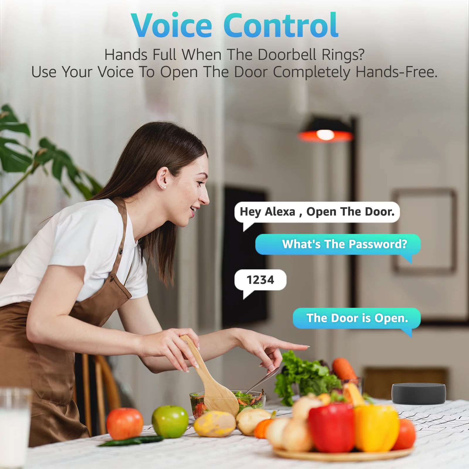 Smart WiFi Door Lock with Fingerprint Electronic Deadbolt with Wifi Lock Made of Durable Zinc Alloy