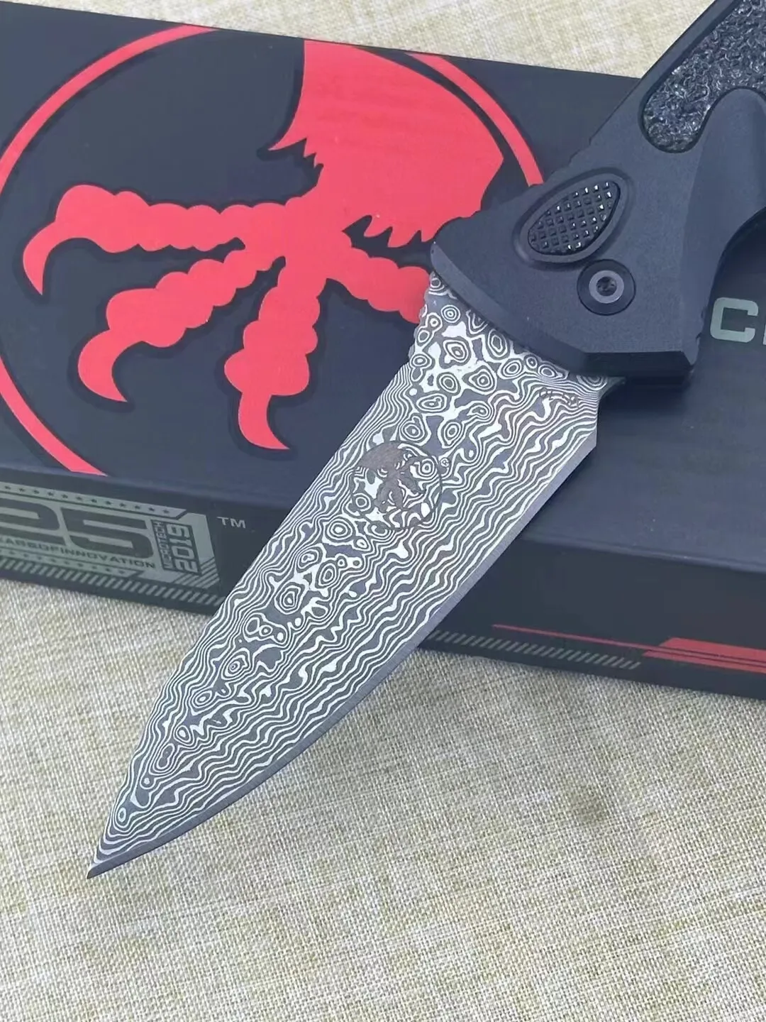 High Quality Customizable Tactical Knife with Scabbard Micro Technology for Outdoor Use OEM Limited DIY