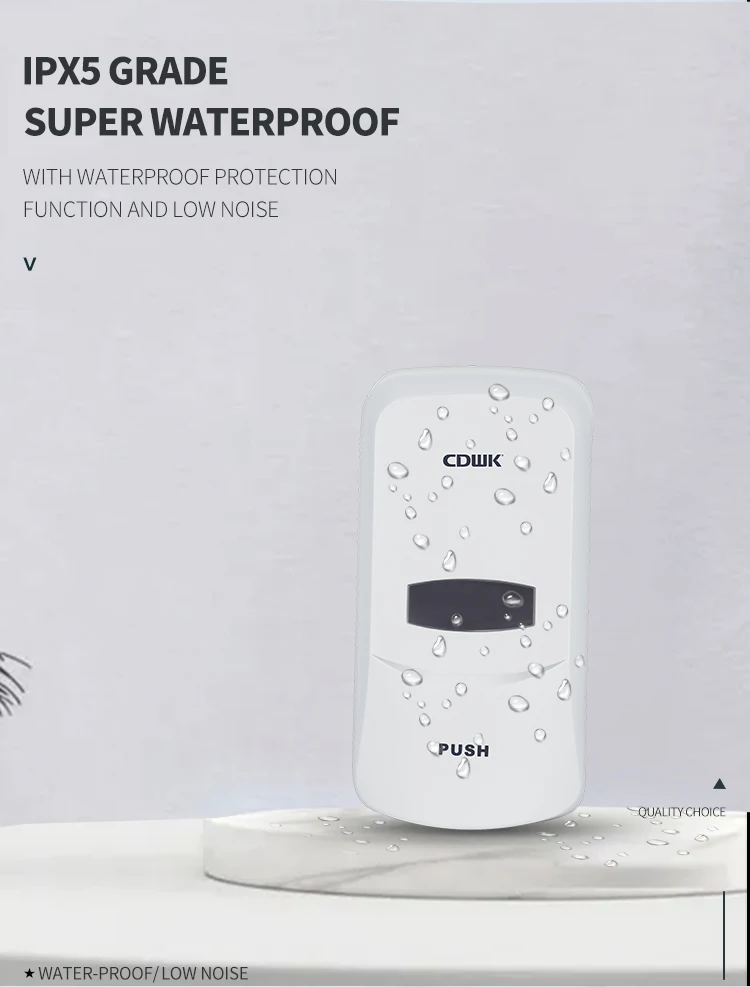 Cdwk Abs 600ml Multifunctional Toilet Urinal Hand Sanitizer Dispenser