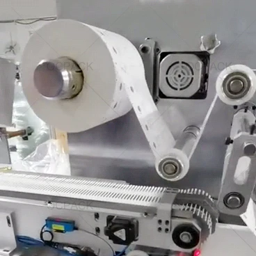 Automatic Flow Medical Disposable Nasal Swab Packing Machine for Flocked Cotton Swab Stick Packaging