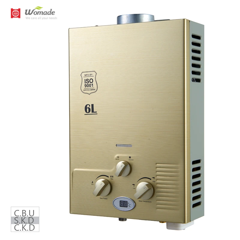 Source Geyser Gas Instant Water Heater Gold Color Silver Zero Pressure 6L  7L OEM Composite Board Wall Mounted Low Nox Gas Water 2 Years on  m.alibaba.com