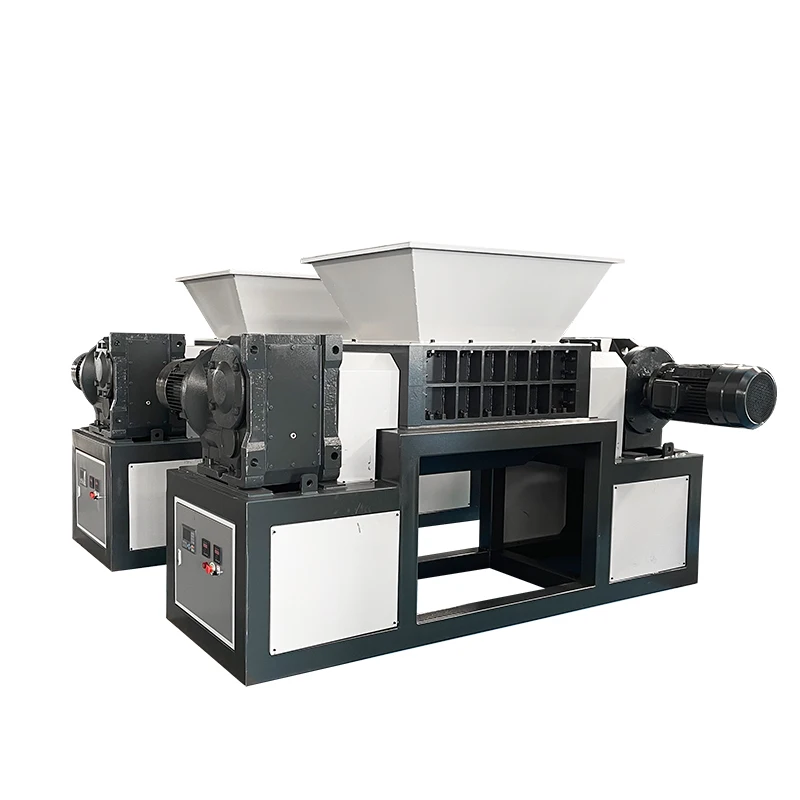 Heavy Duty Multi-functional Food Waste/steel Scrap/rubber/metal Double Shaft Shredder Plastic Shredder Machine