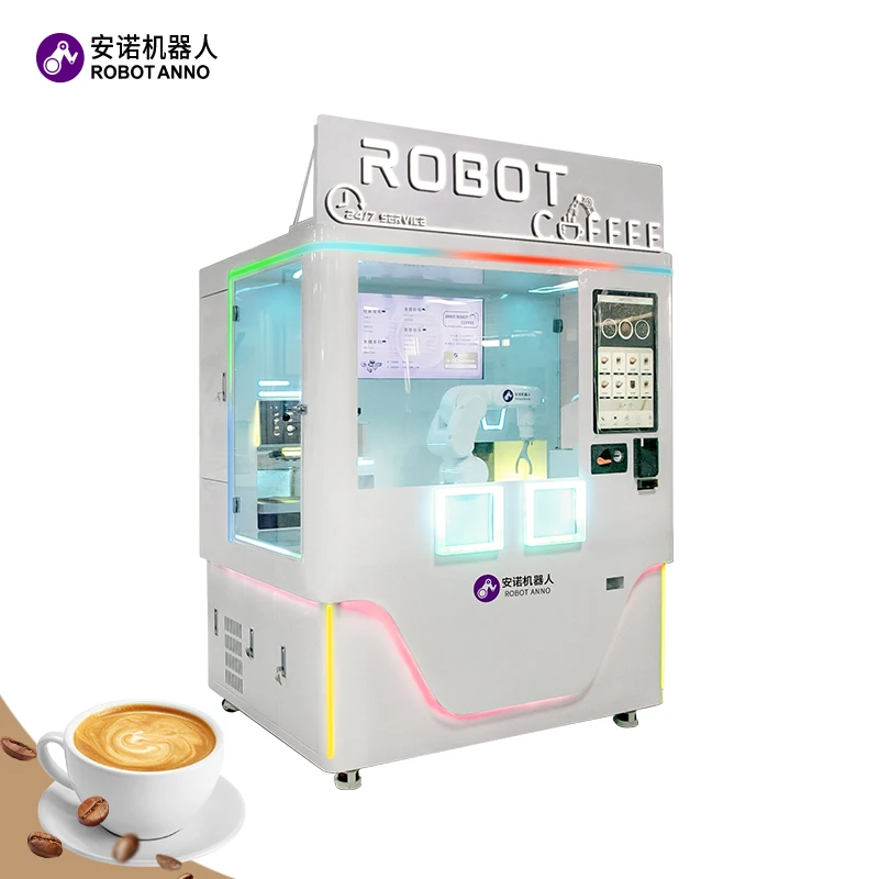 Hot Sale  Automatic Coffee Robot Kiosk Vending Machine Coffee Shop Machine