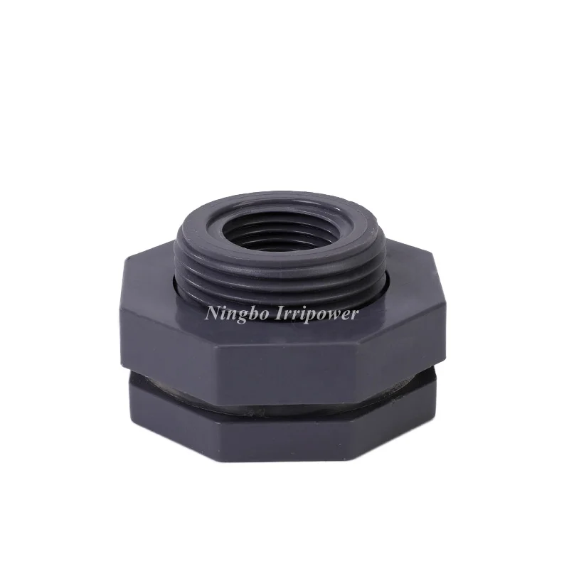Durable Easy Connection Plastic PVC Bulkhead Fittings Male Female Quick ...