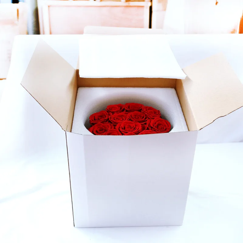 Valentine Wholesale Luxury Gift Preserved Flower Box Everlasting