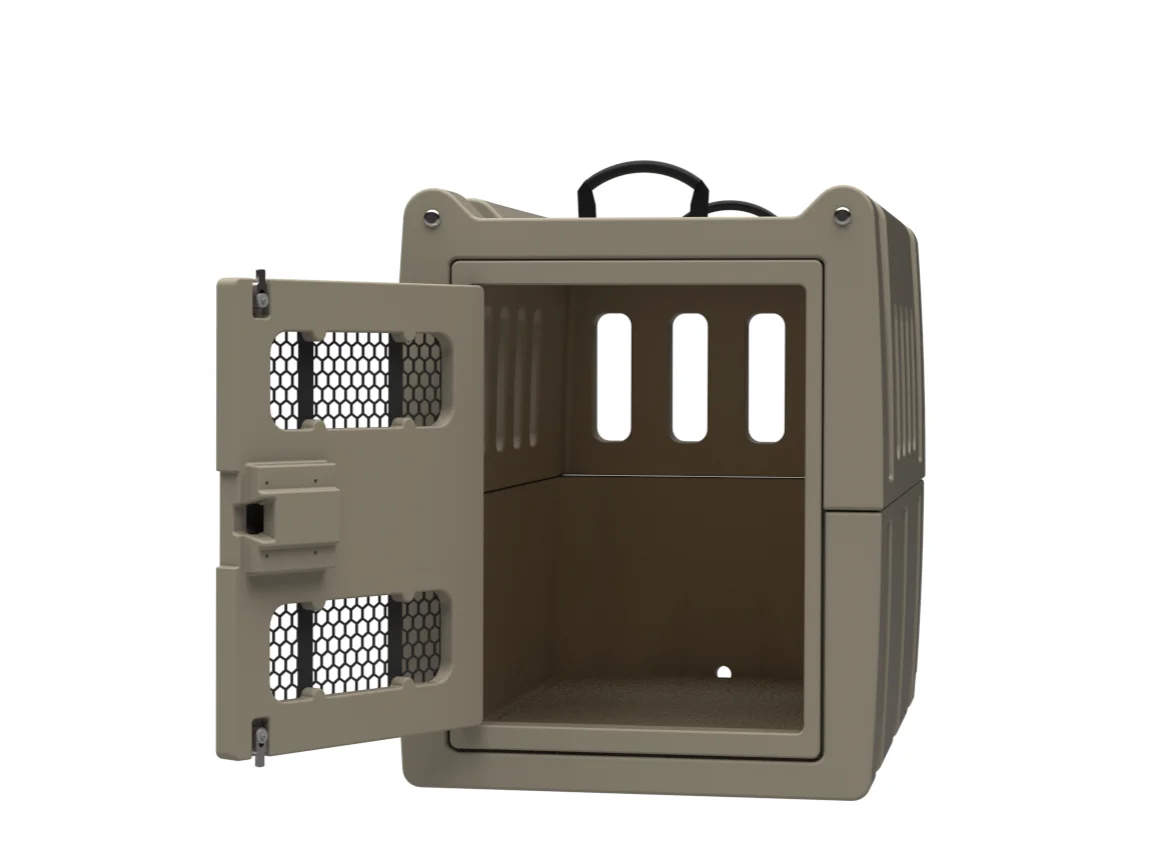 Prime Custom Tough Dog Cage Plastic Rotomolded Travel Pet House Modular