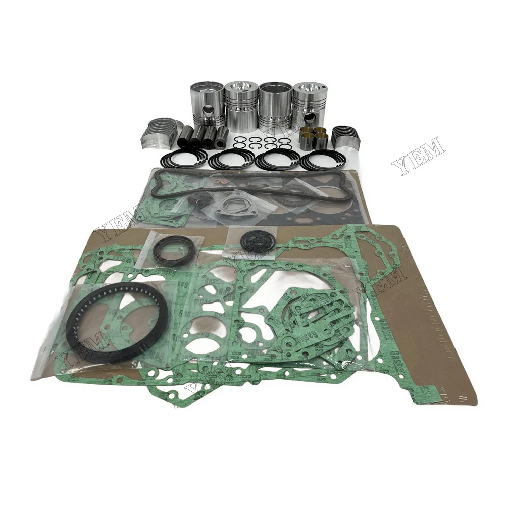 Repair Kit With Piston Rings Gaskets Bearings Fits for Perkins 4.248 Engine Replacement Parts 4