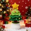Christmas tree bonsai (small white basin)-Gradient green