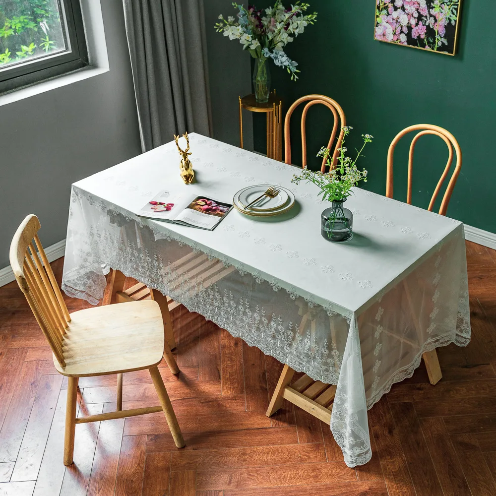 Белая шифоновая скатерть из 100% полиэстера, шифоновая Скатерть для свадьбы, Рождества