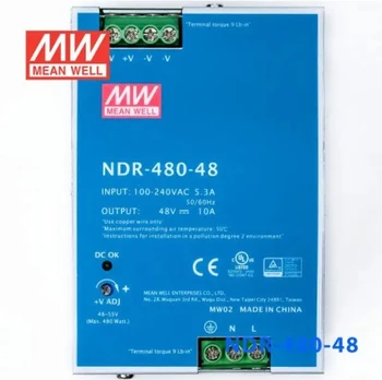 MEAN WELL NDR-480-48 480W 48V10A DIN RAIL 3 year AC-DC  warranty Industrial ORIGINAL SWITCHING POWER SUPPLY