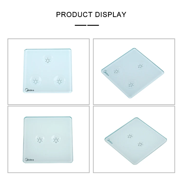 Customized smart touch switches are widely used in lighting LED socket touch switches