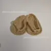 Khaki baby flip-flops