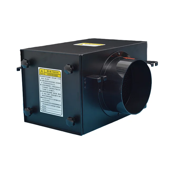 Air Filter Box HEPA Filter Activated Carbon Filter for Ventilation System Exhaust Fan