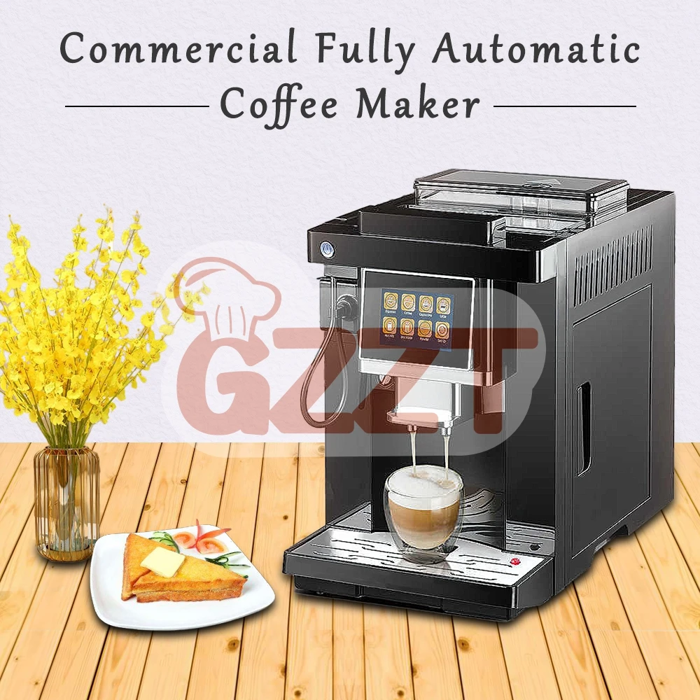 GZZT 全自動電動エスプレッソコーヒーメーカー コーヒー豆グラインダー GZZT 全自動電動エスプレッソコーヒーメーカー コーヒー豆グラインダー