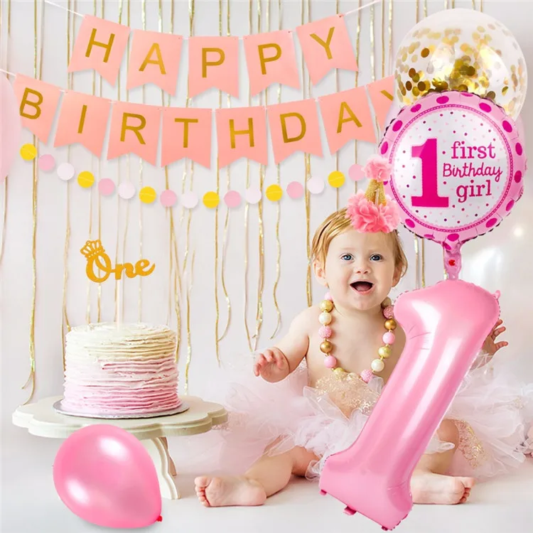 Happy birthday for 1 clearance year old baby girl