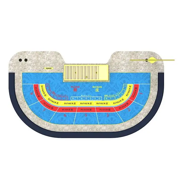 YH большие скидки 102 дюймовые мраморные профессиональные покерные столы для казино баккара